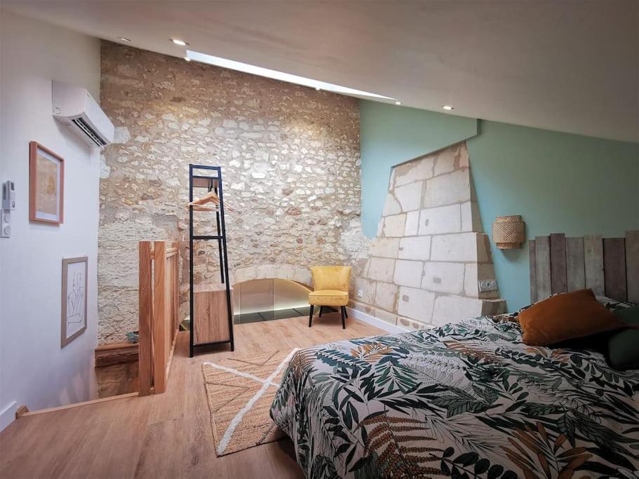 Maison 2-3 Pers Semi-Troglodyte Angers-Saumur Louresse-Rochemenier Exteriör bild